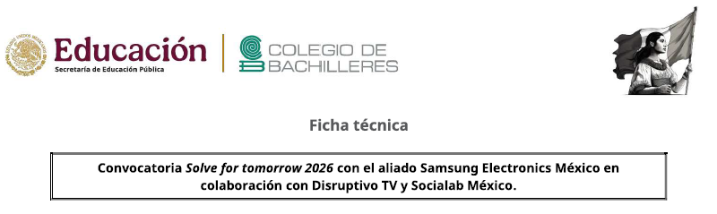 Convocatoria Solve Tomorrow 2026